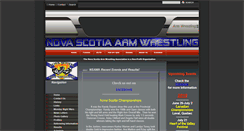 Desktop Screenshot of novascotiaarmwrestling.com